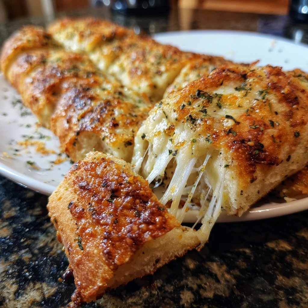 Super Bowl Party Food Cheesy Breadsticks