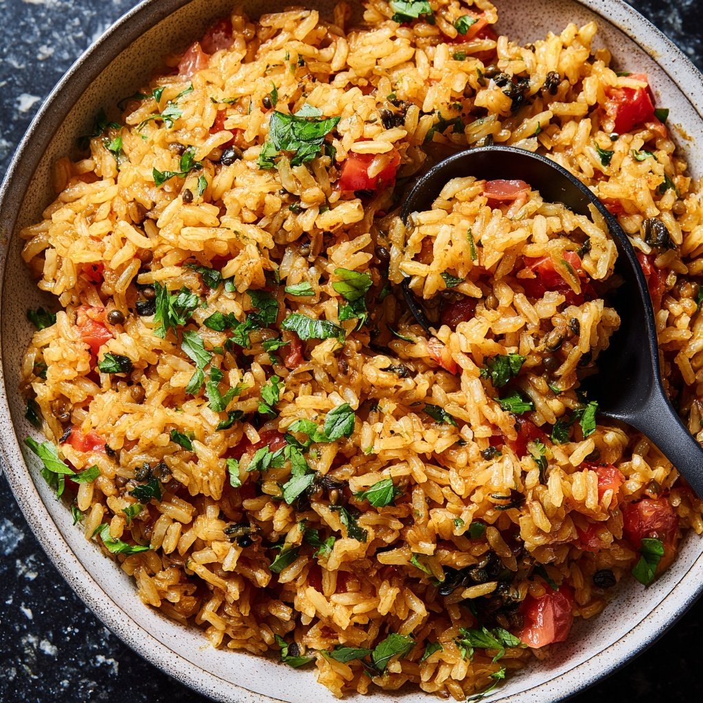 Mediterranean Lentil Rice
