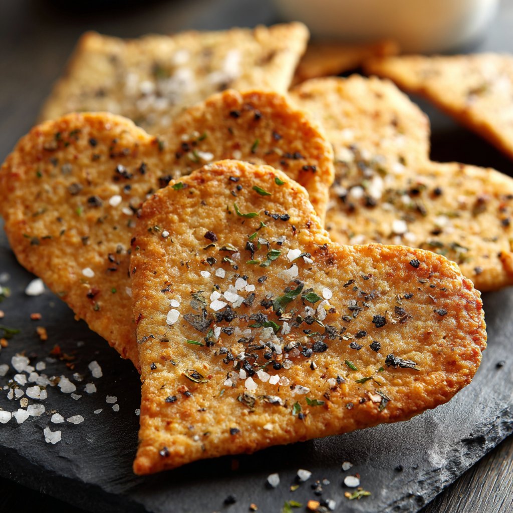 Valentines Snacks Heart Shaped Crackers