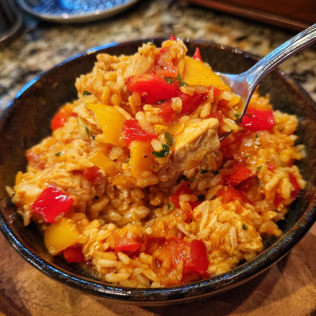 Simple Slow Cooker Chicken Jambalaya