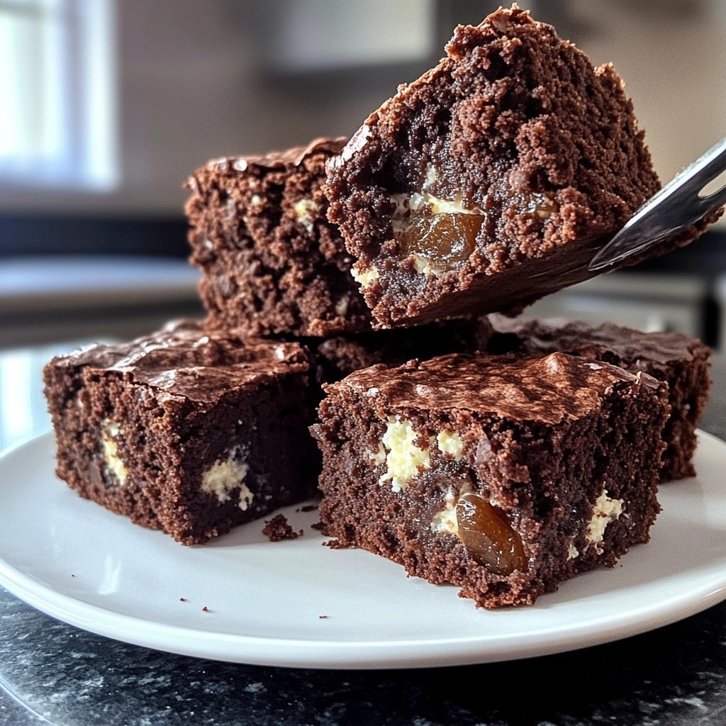 Cottage Cheese Brownies with Dates