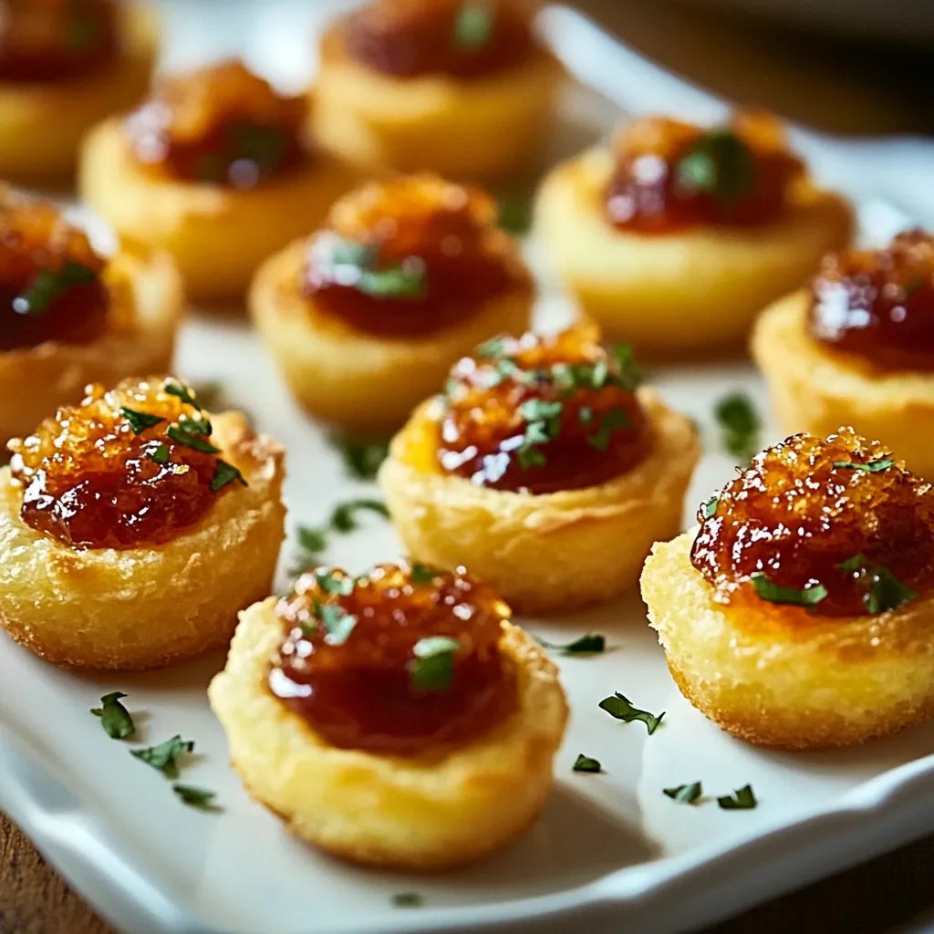 Cheesy Thumbprint Appetizers with Hot Pepper Jelly