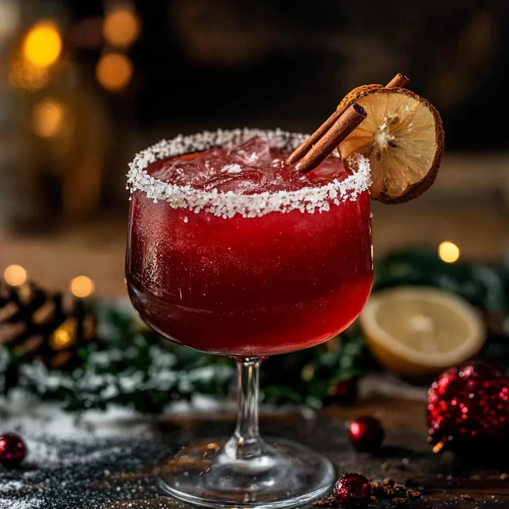 Spiced Christmas Margarita