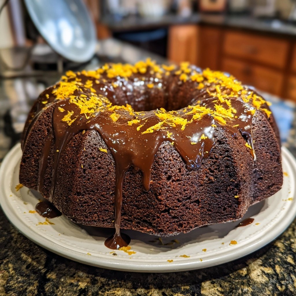 Chocolate Orange Snack Cake
