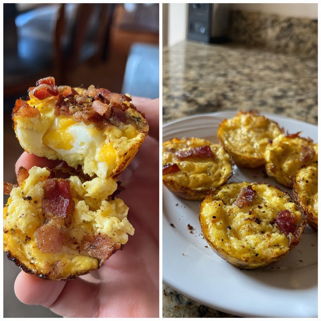 Keto Breakfast Bacon And Egg Cups