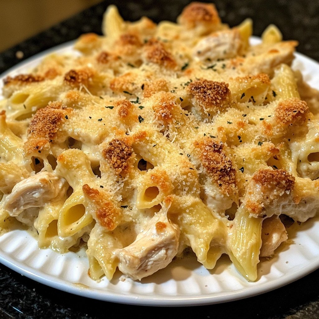 Easy Parmesan Chicken Pasta