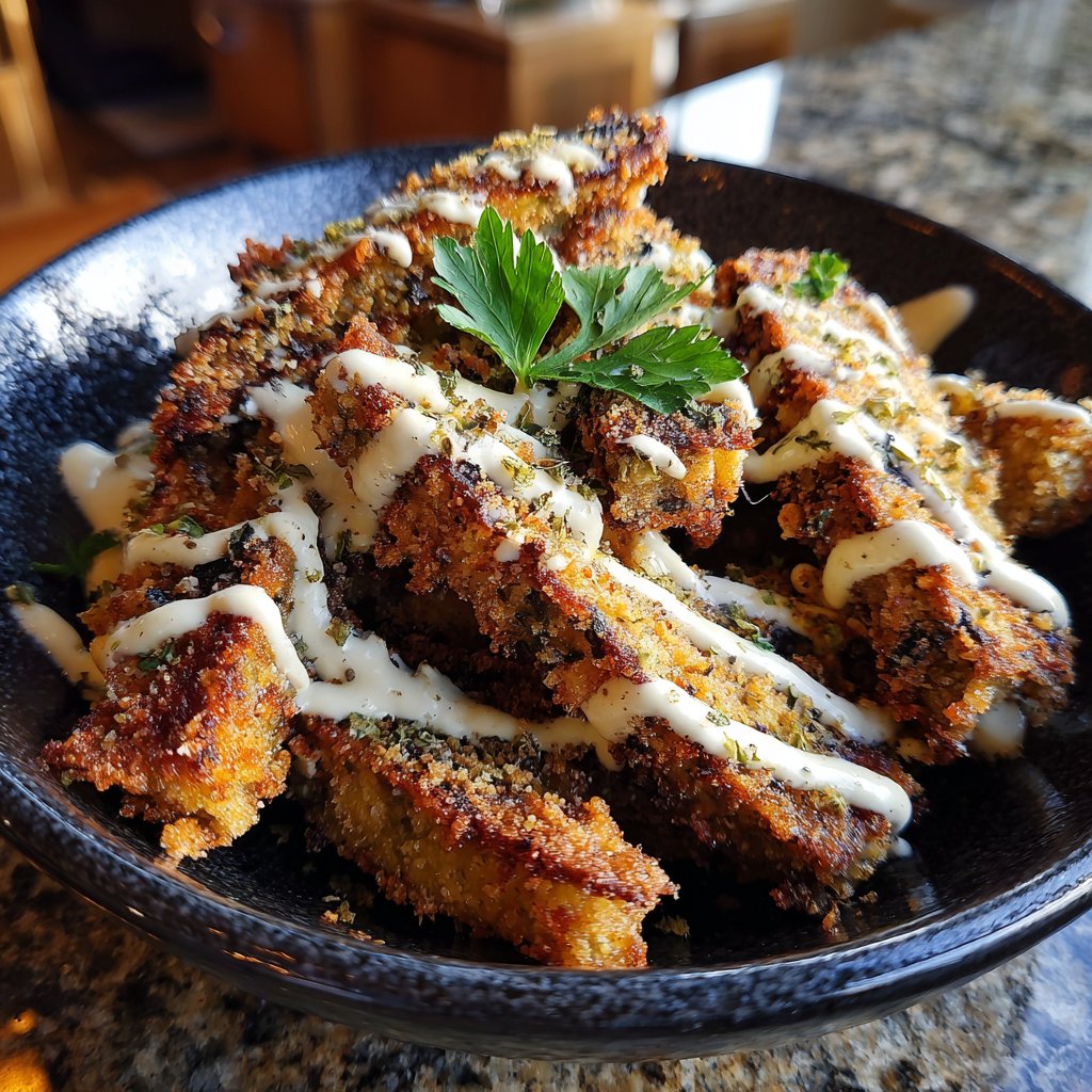 Crispy Eggplant Veggie Fries