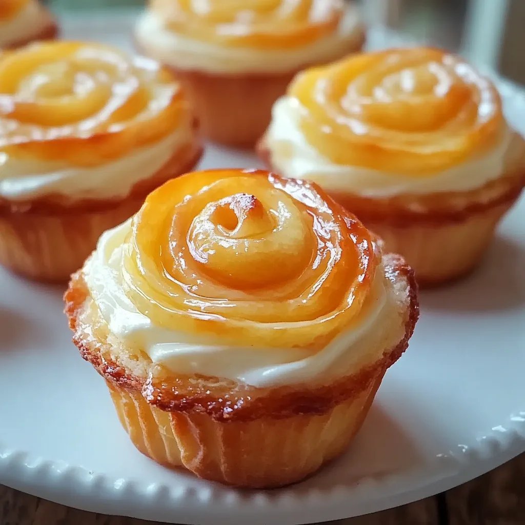 Irresistible Peach Pie Cruffins
