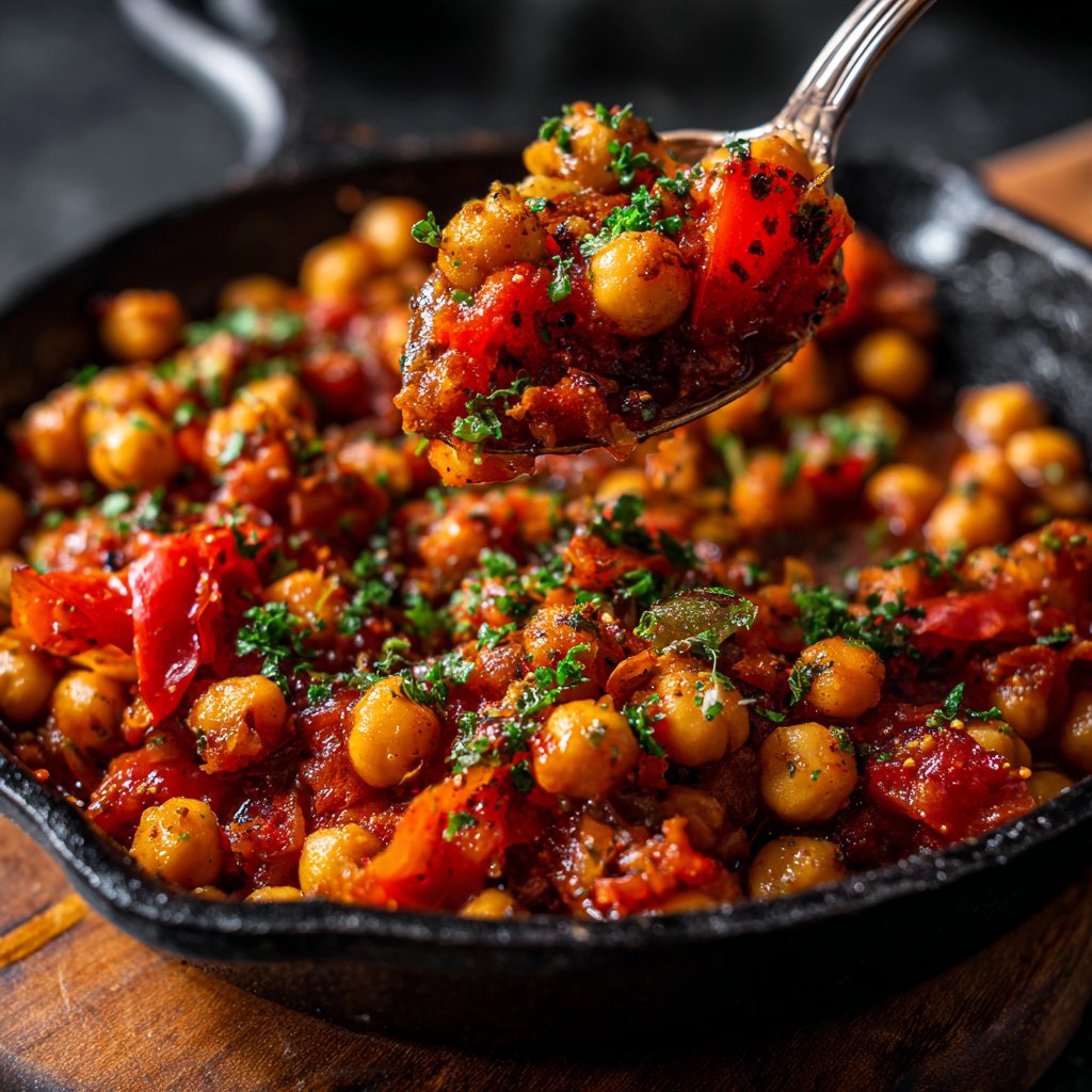 Spiced Chickpea Tomato Skillet