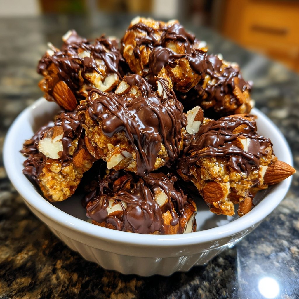 Chocolate Almond Clusters