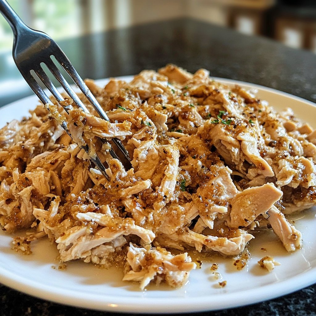 Simple Slow Cooker Shredded Chicken