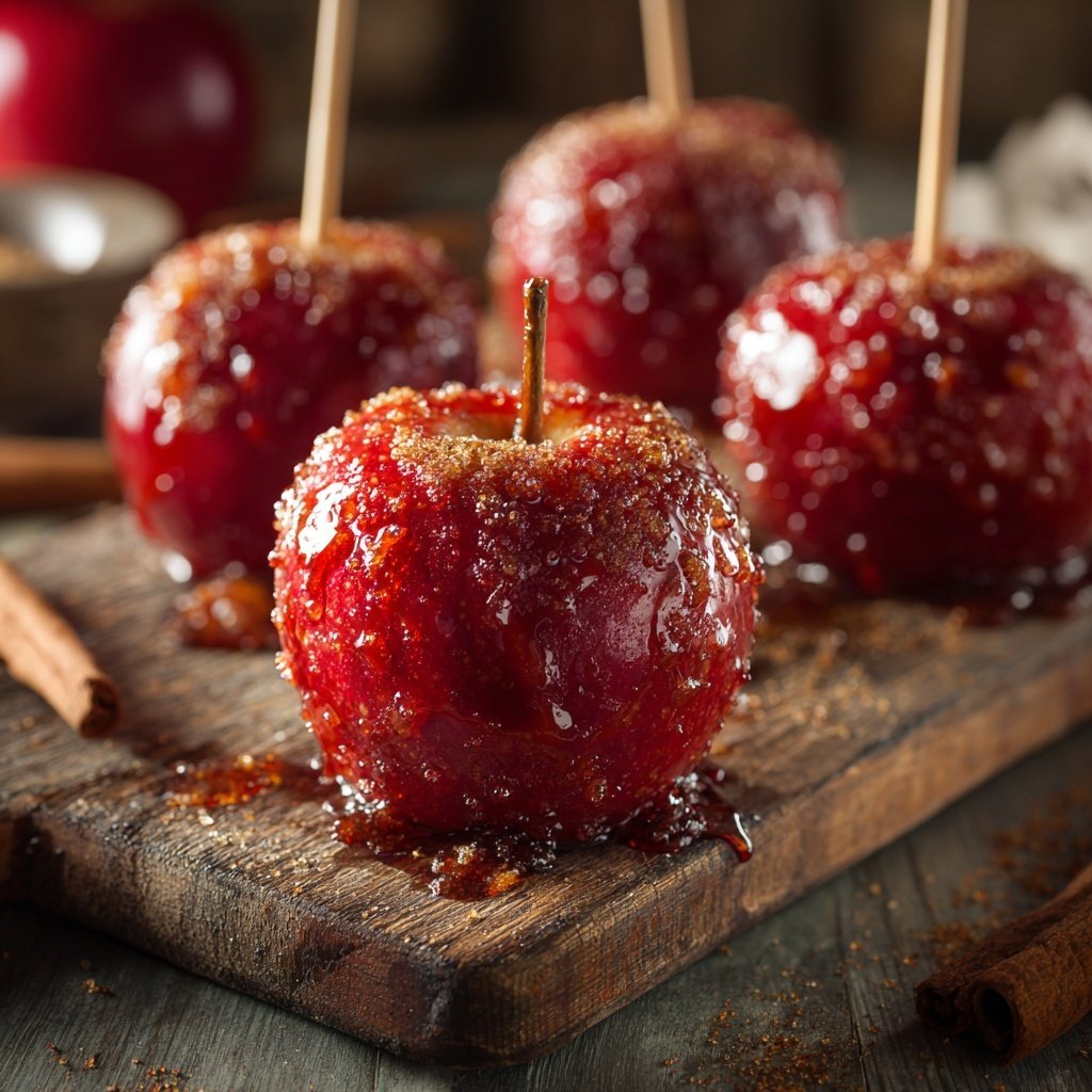 Cinnamon Sugar Candy Apple Bites