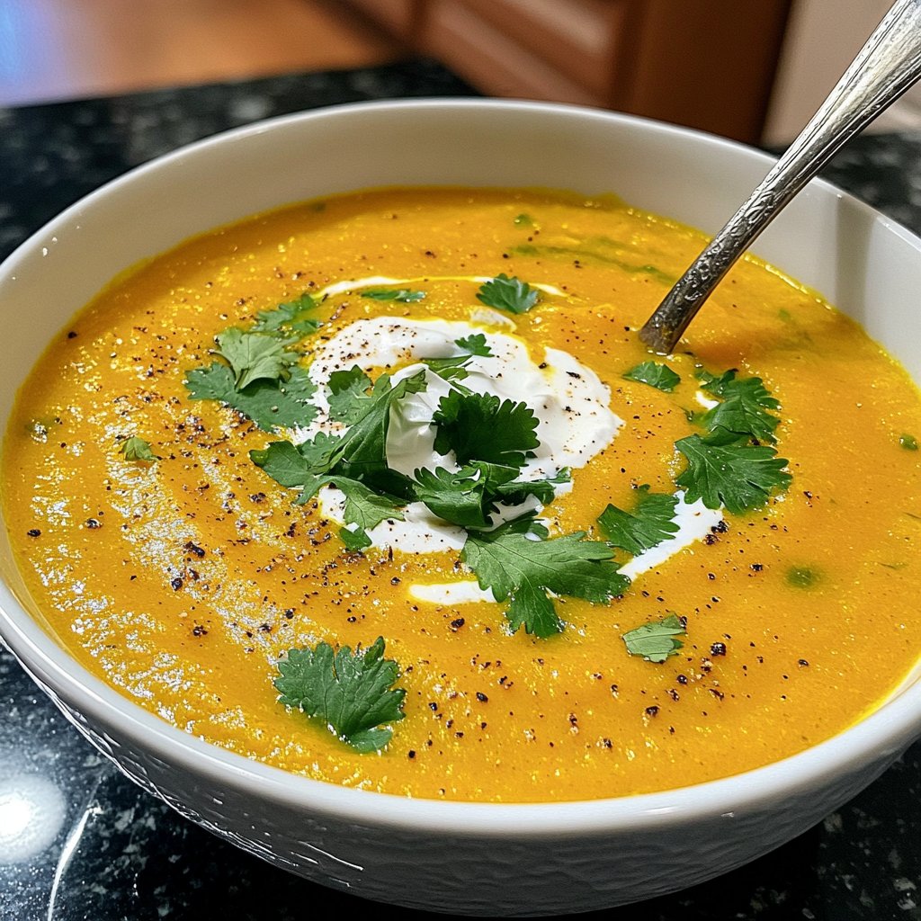 Squash Soup with Turmeric