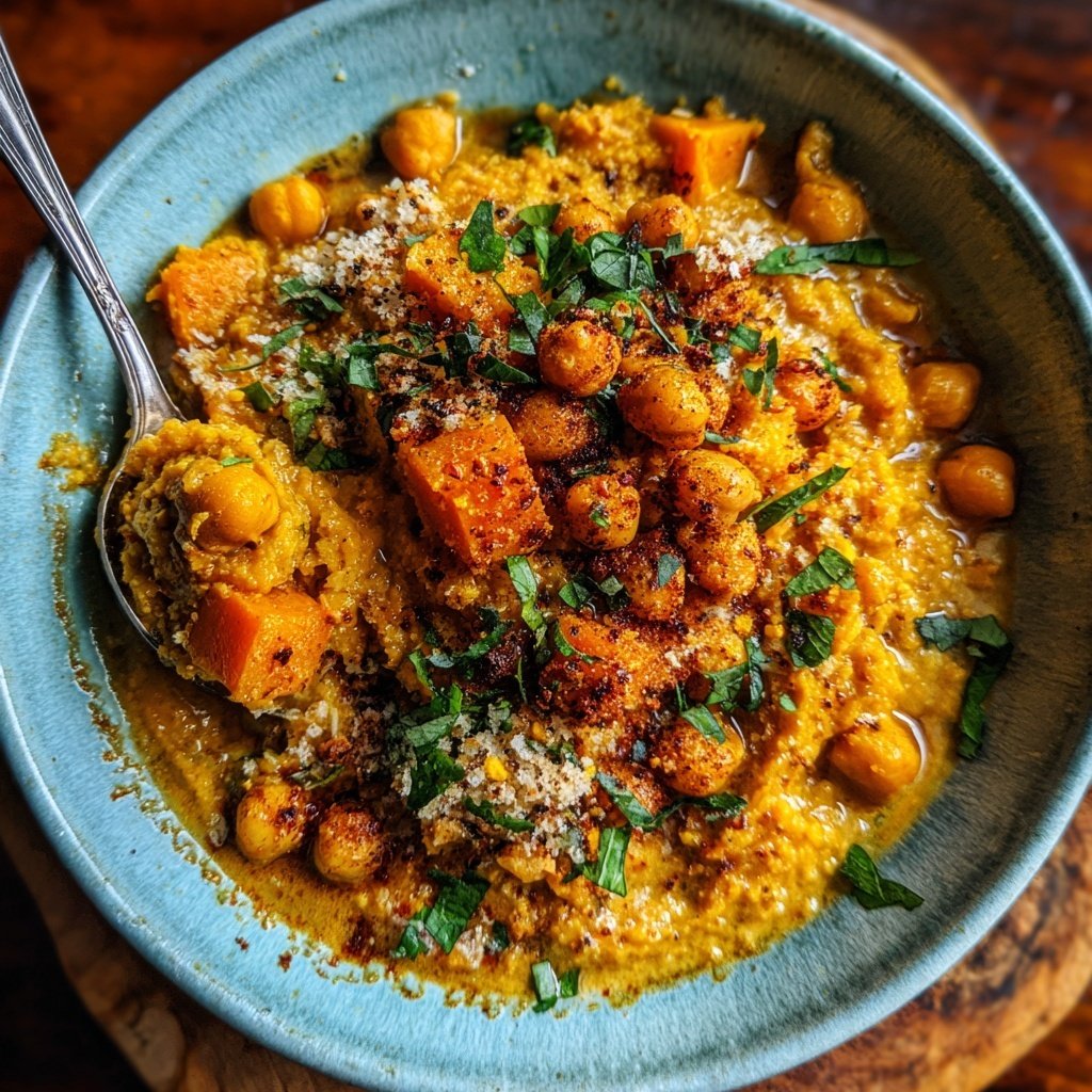 Jamaican Spiced Pumpkin Chickpea Bowl