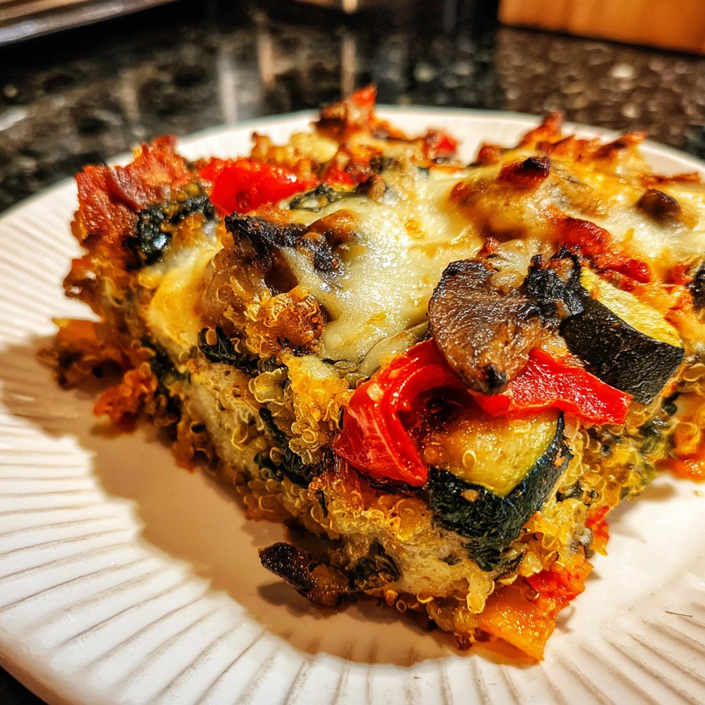 Roasted Vegetable Quinoa Bake