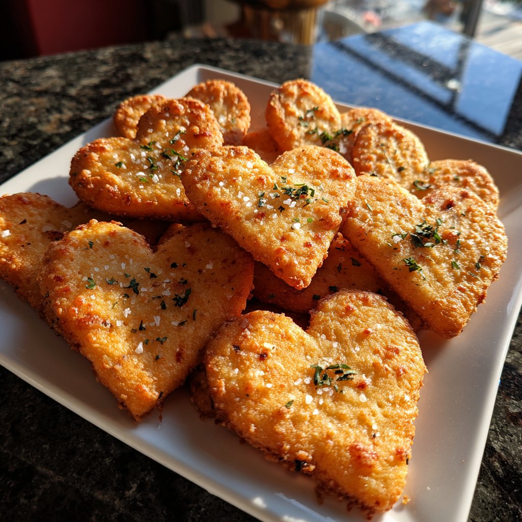 Valentines Snacks Heart Shaped Crackers