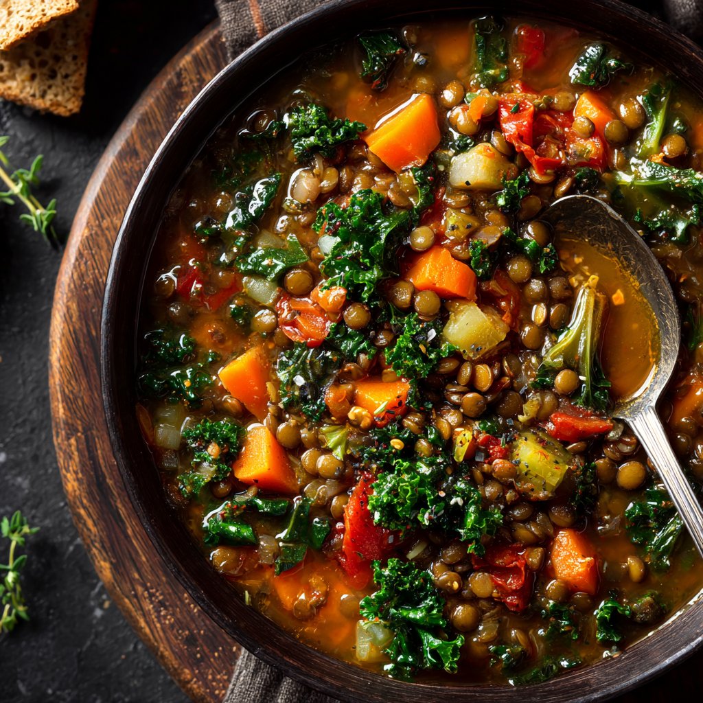 Healthy Dinner Lentil Vegetable Stew