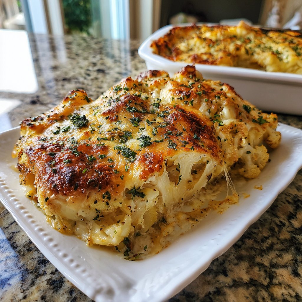 Sunday Roasted Cauliflower Gratin