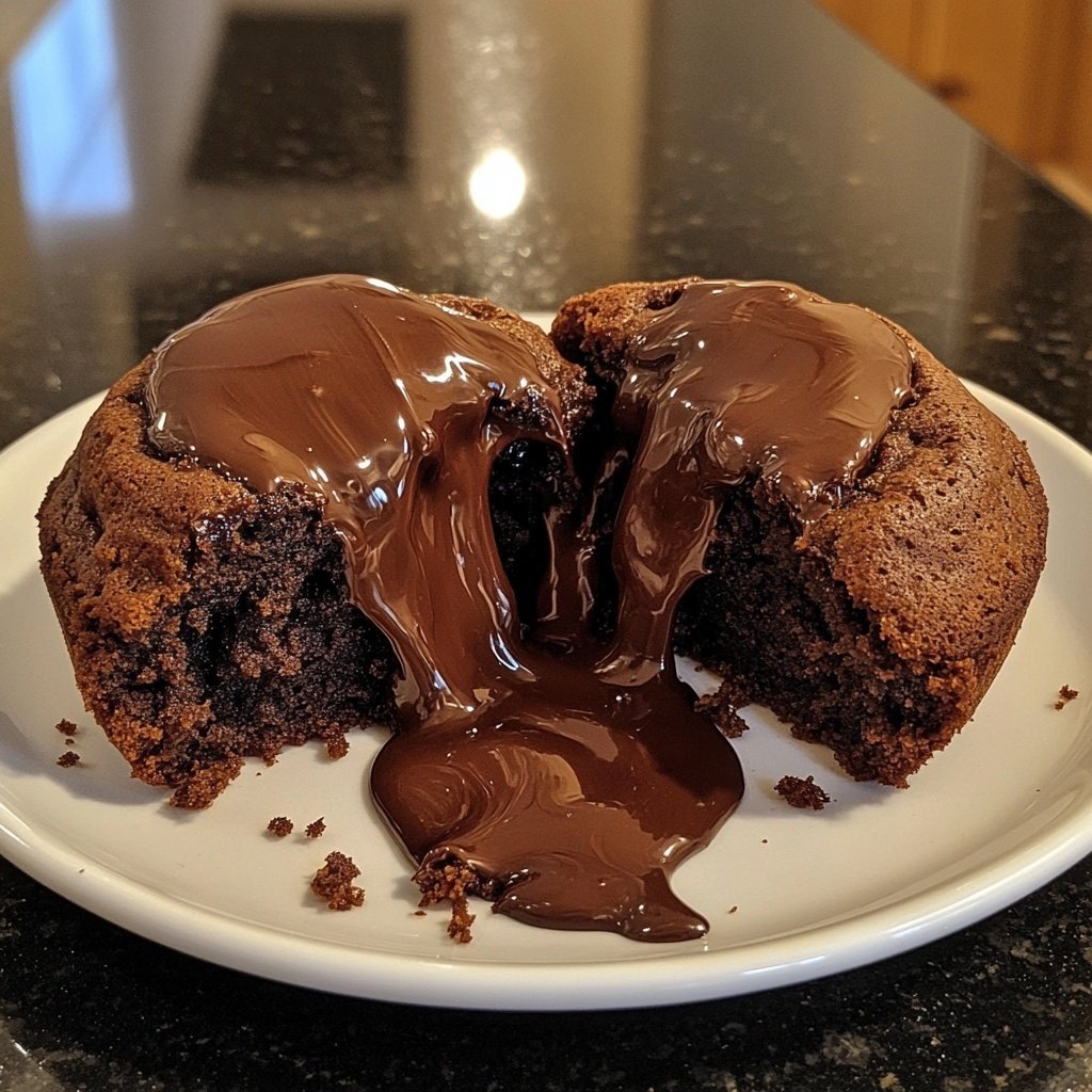 Dark Chocolate Lava Cakes