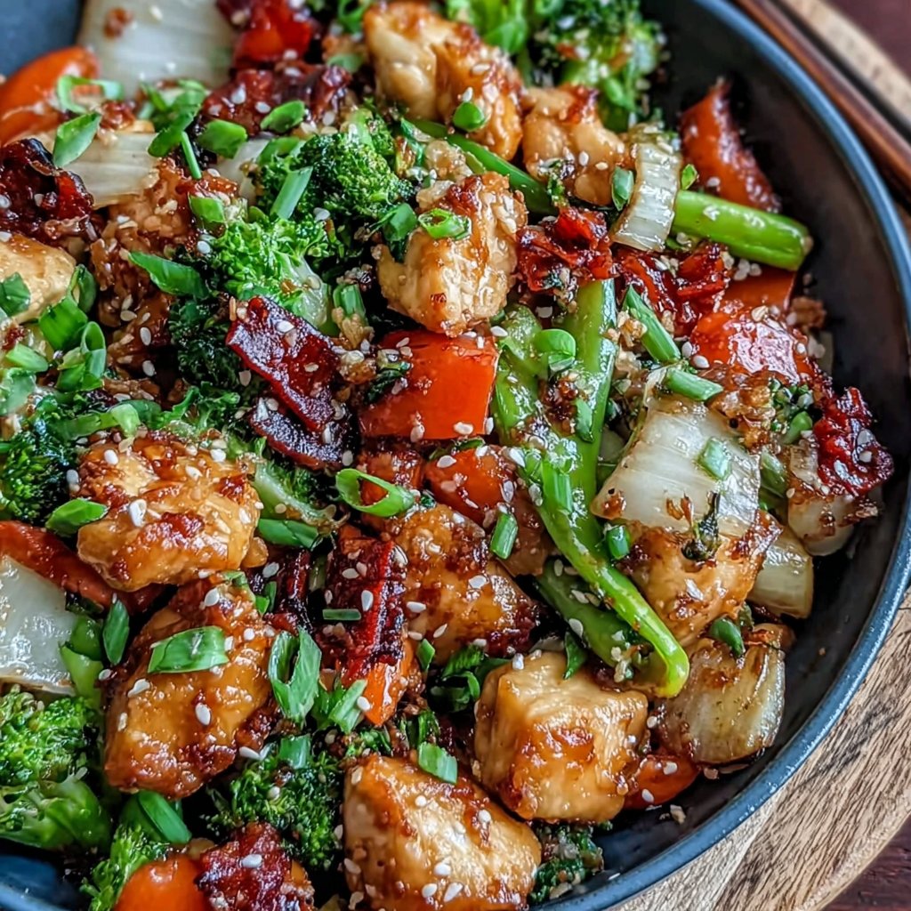 High Protein Chicken Stir Fry