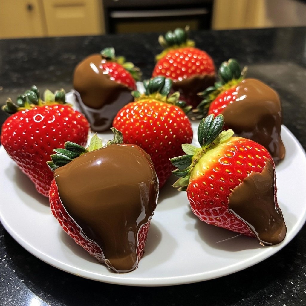 Chocolate Strawberries for Valentine’s Day