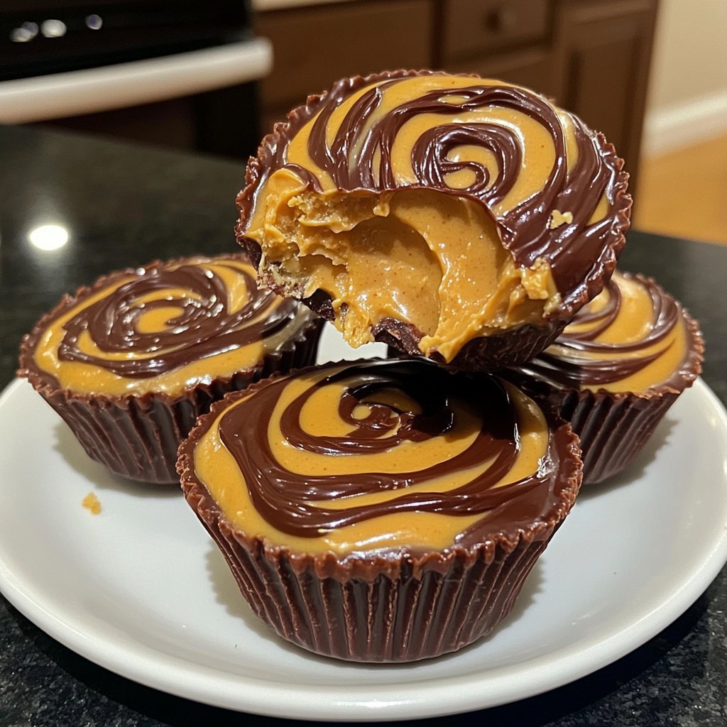 Homemade Reese’s Cups with Chocolate