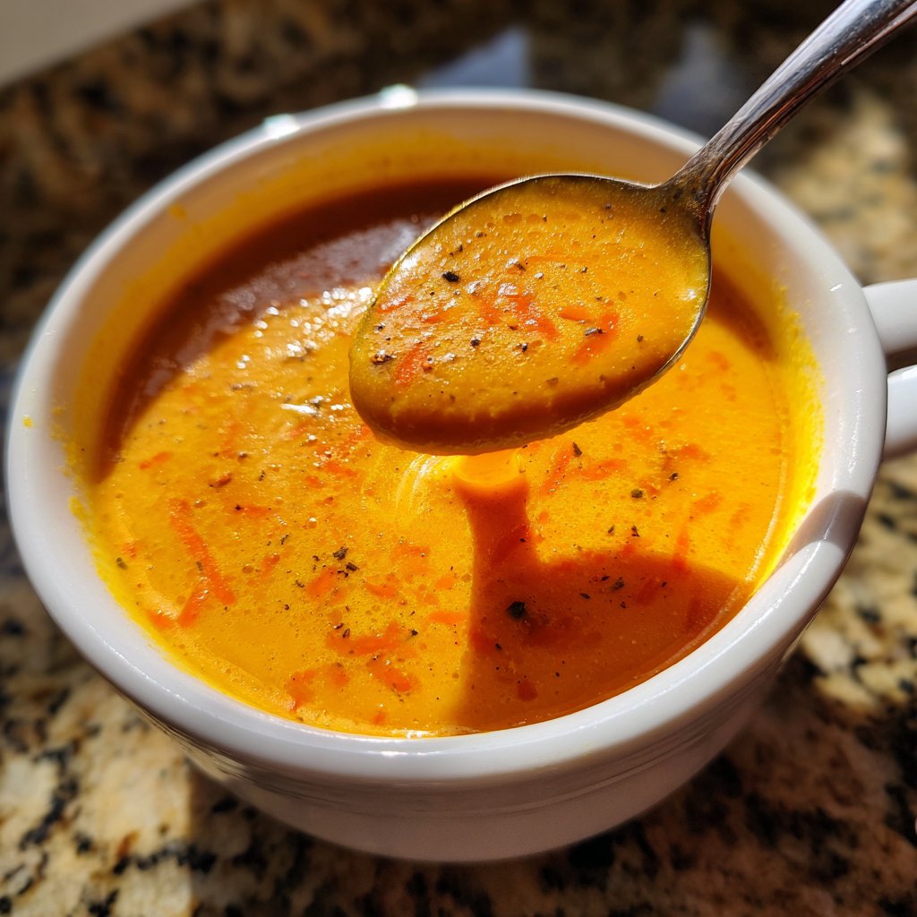 Creamy Carrot Ginger Soup
