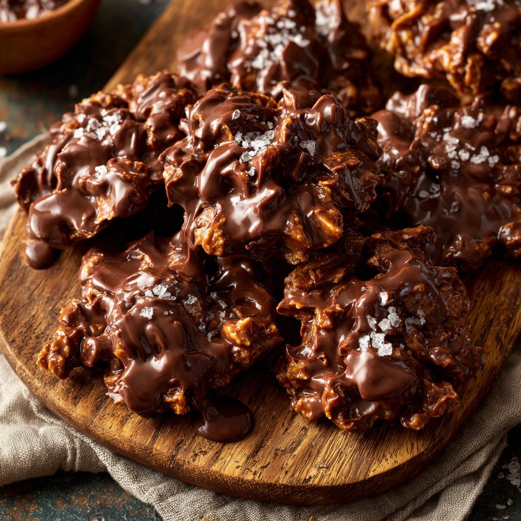 Chocolate Almond Butter Clusters