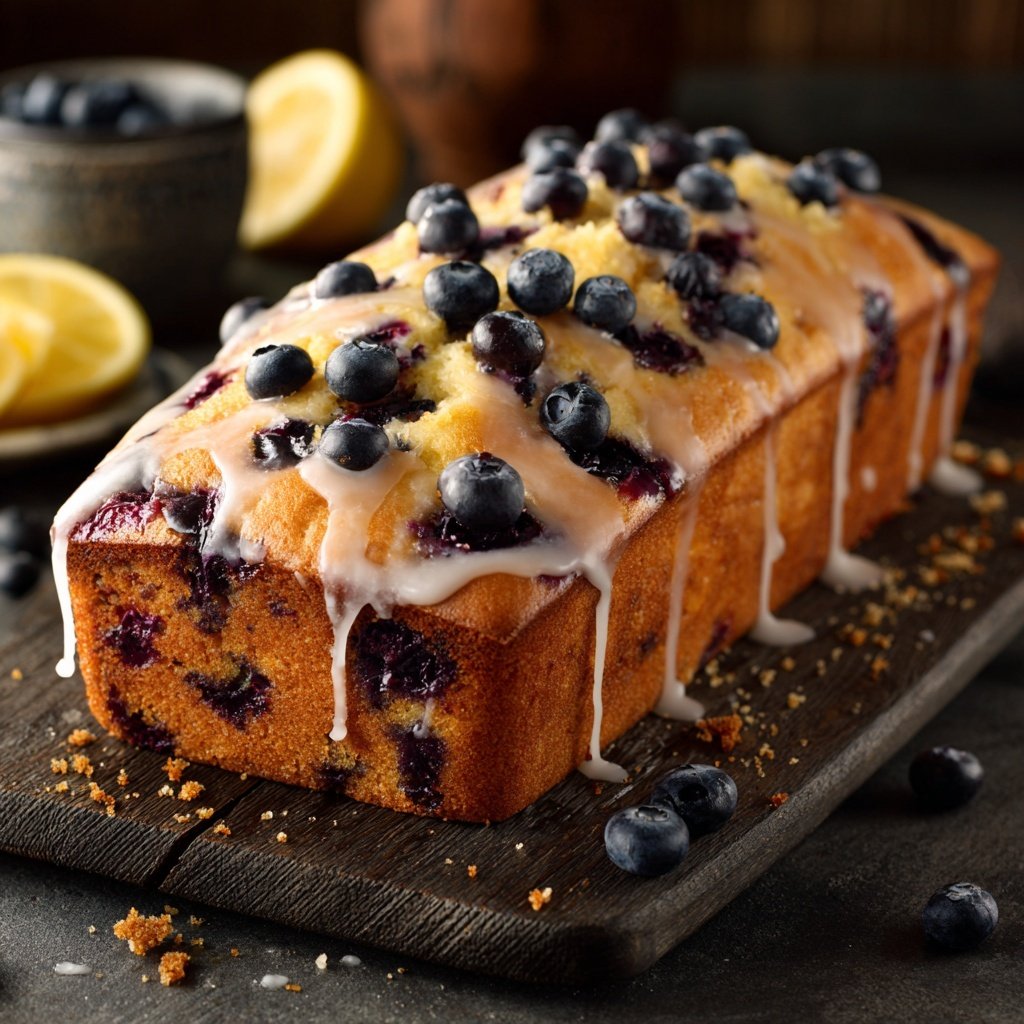 Lemon Blueberry Pound Cake