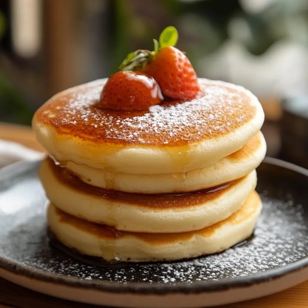 Fluffy Japanese Soufflé Pancakes